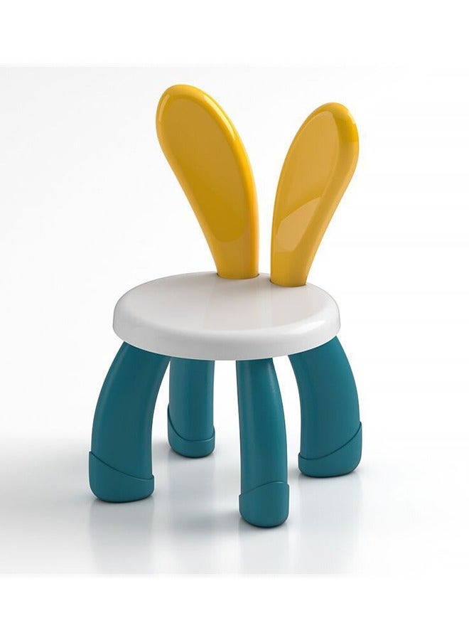 Tanwer Children's Cute Rabbit Backrest Chair Baby Small Stool, Small Chair - Image 1