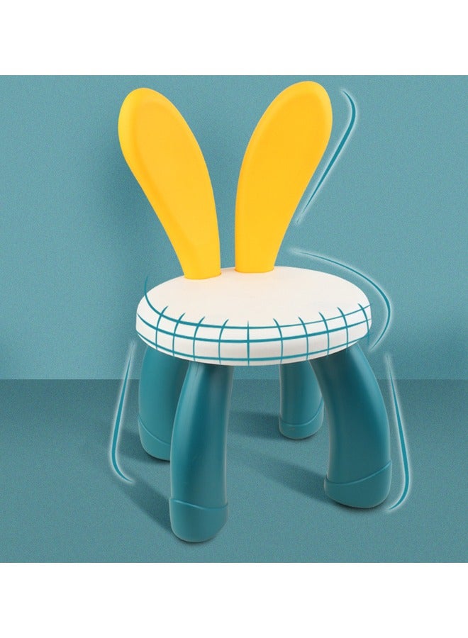 Tanwer Children's Cute Rabbit Backrest Chair Baby Small Stool, Small Chair - Image 3
