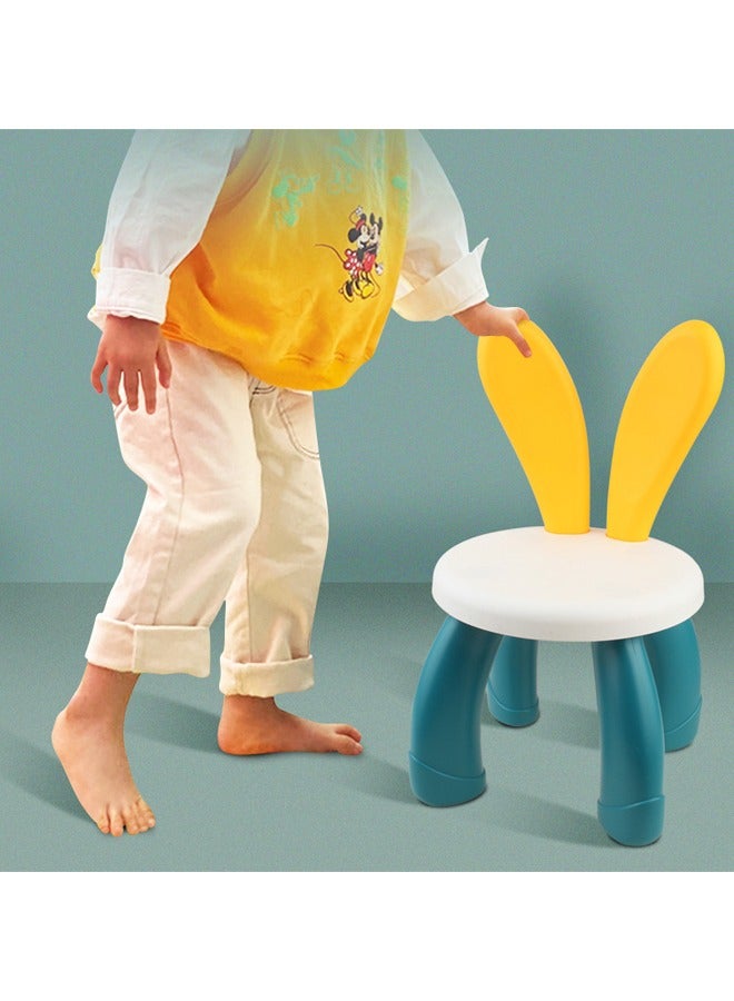 Tanwer Children's Cute Rabbit Backrest Chair Baby Small Stool, Small Chair - Image 4