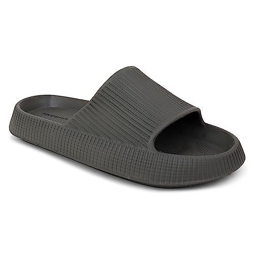 Hygear Men's Xpress Rust Grey Slippers_9 UK (HG-GE-1004) - Image 1