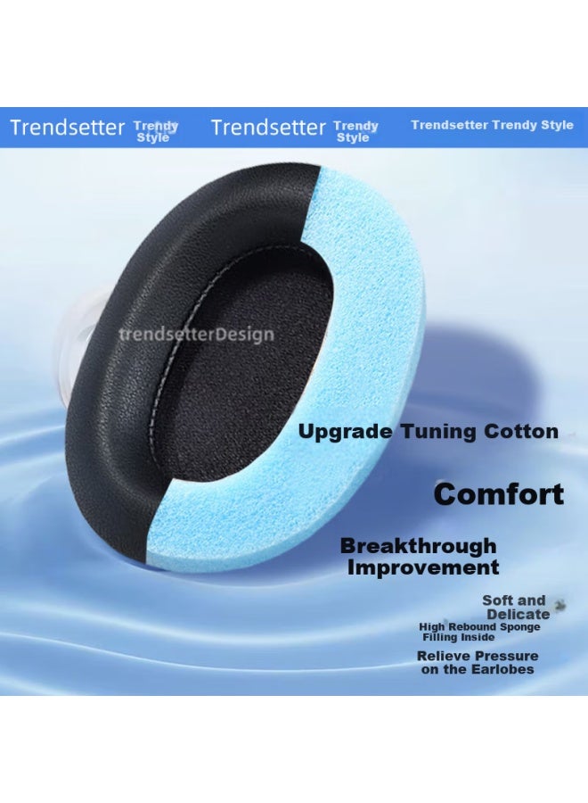 trendsetter أغطية سماعات الرأس Trendsetter لـ Edifier W800bt/w800k/plus/w800x، أغطية إسفنجية للعصابة، أغطية واقية من الجلد، أغطية للأذن - Image 3