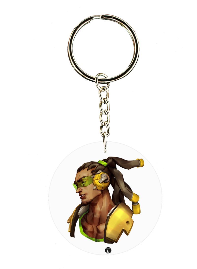RKN Video Game Overwatch Double Side Printed Keychain