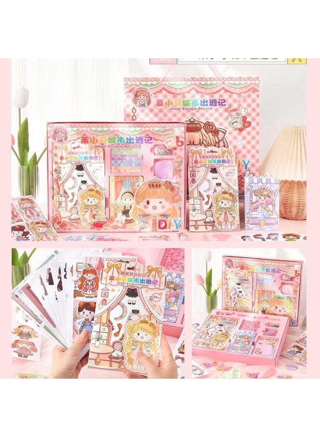 Bluejw Lac Diy Cream Glue Small Disc Sticker Suit Girl Children's Toy Goo-ka Plate Full Set Of Hand Account Kit - Image 1