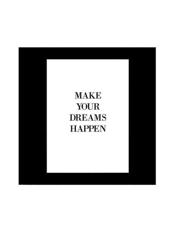 RYN Quote Printed Wall Art Black/White 30x30centimeter  - Image 1