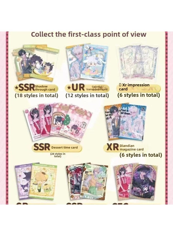 Card Collection Agency 10 Yuan Package Time Agent Sanrio Family Collection Card Dessert Time Card Peripheral Collection-Color:Time Agent Sanrio-10 Yuan Pack [full Box Of 10 Packs]  - Image 5