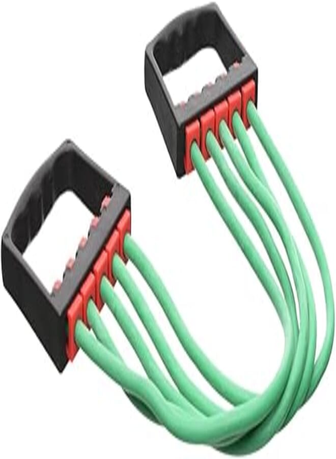 OR Rustomart Triple Resistance Gymnastic Chest-Develop Green and Black