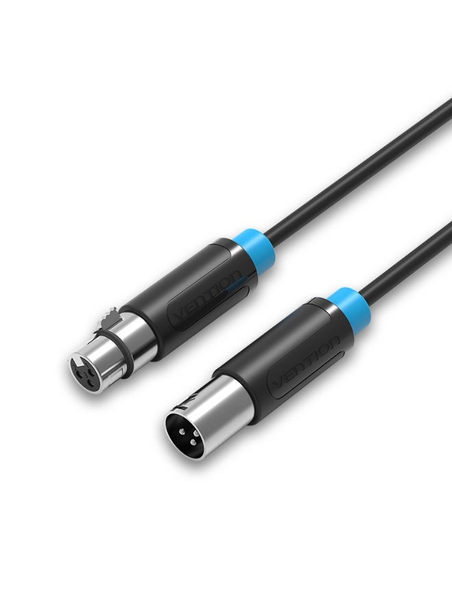 VENTION XLR Audio Extension Cable  Black Model - Image 1