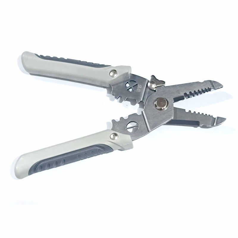UPTODATETOOLS UPTODATETOOLS 6 in 1 Multifunction Wire Pliers Tool for Electric Cable Stripping Cutting Cable Stripper and Crimping Special Wire Stripper for Electrician  - Image 3