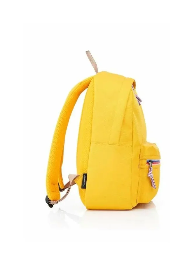 AMERICAN TOURISTER  Little Carter Backpack , Polyester, Mustard Yellow|Antimicrobial Lining|Perfect for Kids|Lightweight|Adjustable Padded Strap - 1 Year Global Warranty  | Best Price UAE