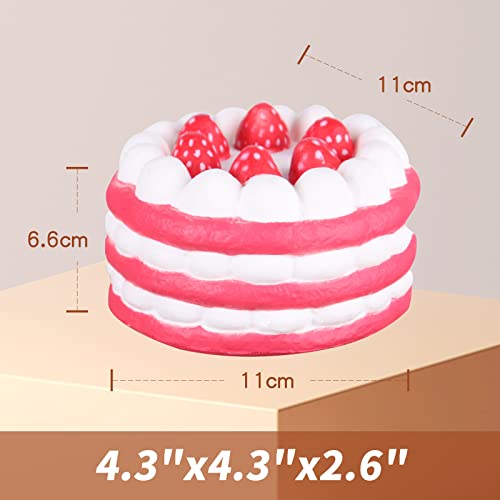 Anboor Squishies Cake Slow Rising Kawaii Squishie Toy for Collection Color Random - Image 5