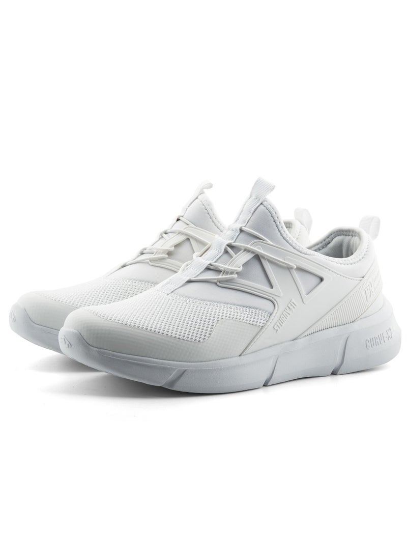 بوكا PUCA Sneakers for Men | Light Weight Casual Men's Shoes with Mesh Outer | X-Square White  - Image 2