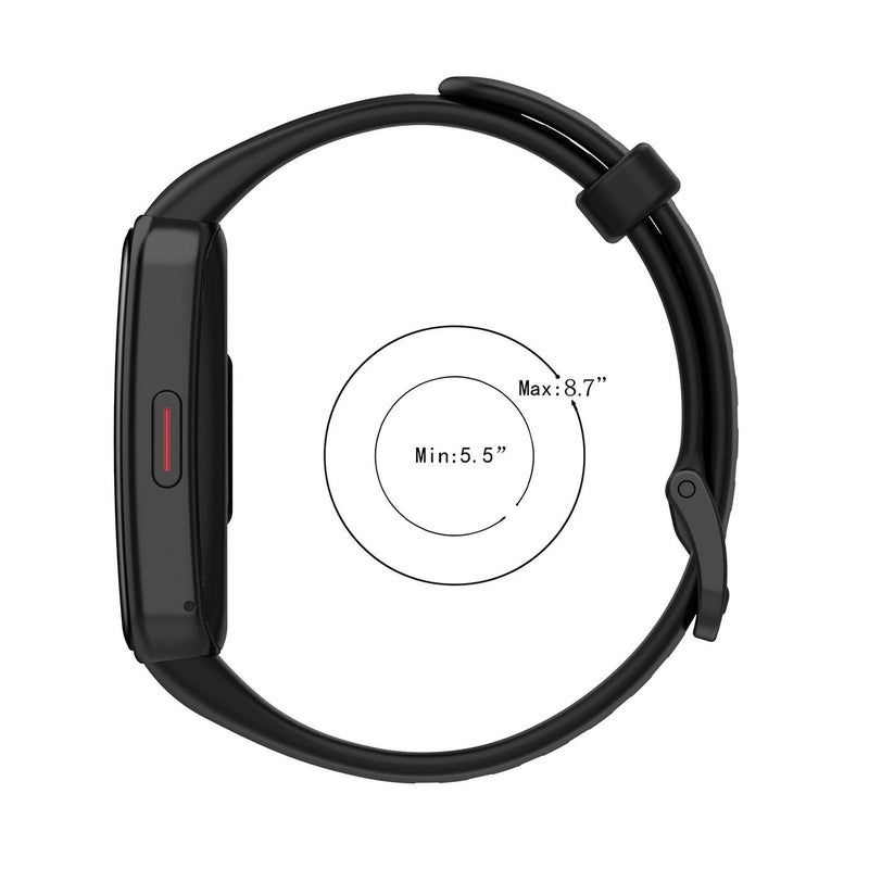 For Huawei Bracelet 6, Honor Glory Bracelet 6 Universal Solid Color Sports Strap Tpu Material With Buckle - Image 5