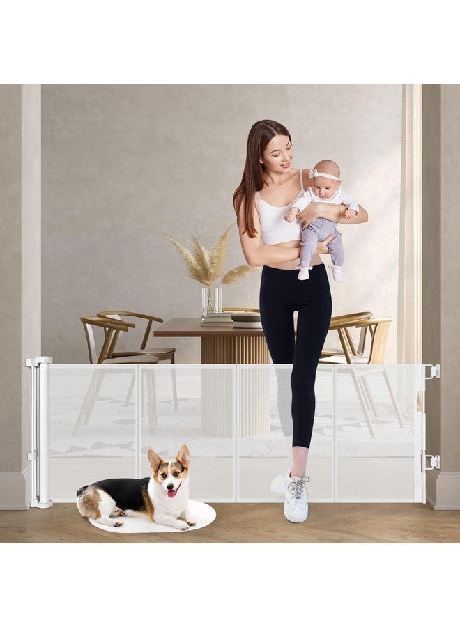 Bingguz Reinforced 24 Inch Tall Retractable Baby Gates for Dogs