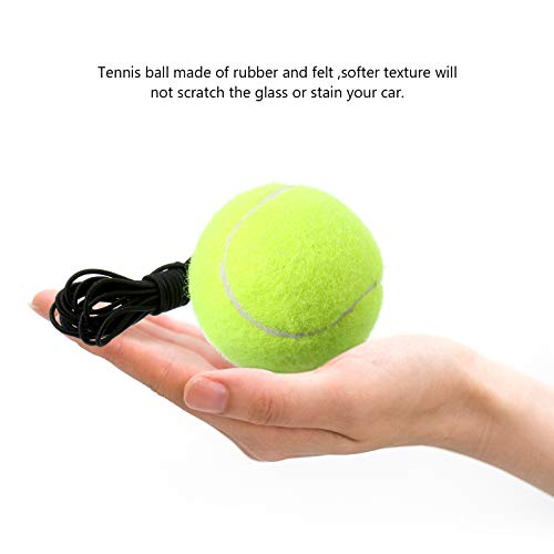 Skylety 4 Sets Garage Parking Aid Ball Parking Guide System Sensor Assistant Kit, Include 4 Retracting Ball with Rope, 4 Adjustable Clips and 4 Screw Hooks, Garage Car Stop Indicator for Vehicles - Image 4