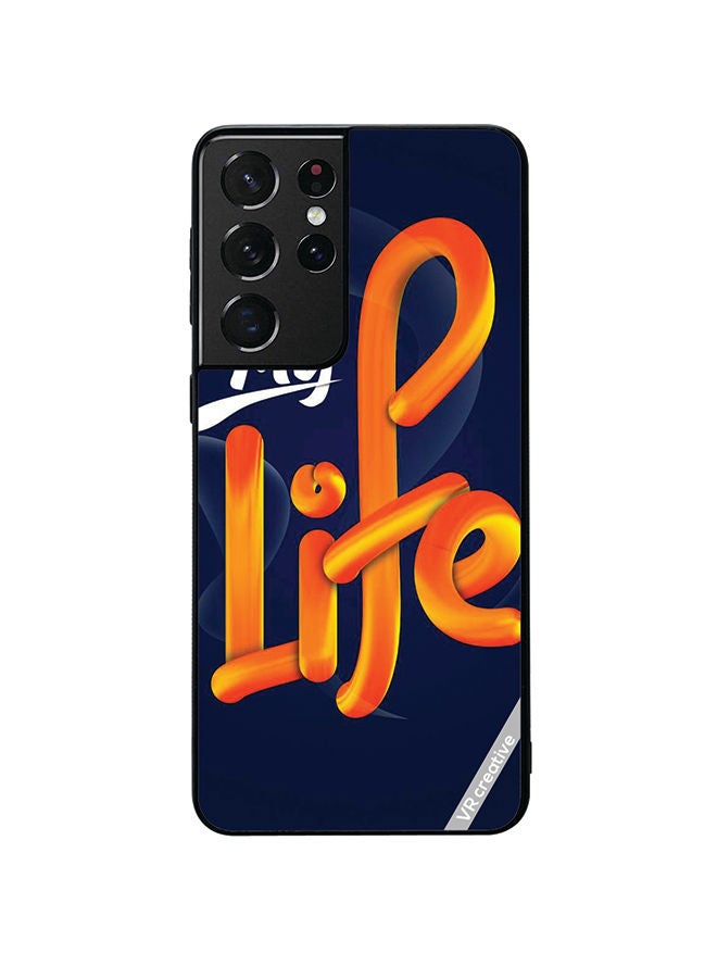 VR CREATIVE Protective Case Cover For Samsung Galaxy S21 Ultra 5G My Life Design Multicolour - Image 1