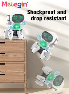 MEBEGIN Dancing Robot Toy with Flashing Lights and Sound Effects, Companion Robot with Moving Arms and Legs, Creative Moving Toy with Cute Appearance, Suitable for Promoting Babies' Crawling and Walking Abilities, Ideal Gift for Kids, 15*15*18cm  - Image 5