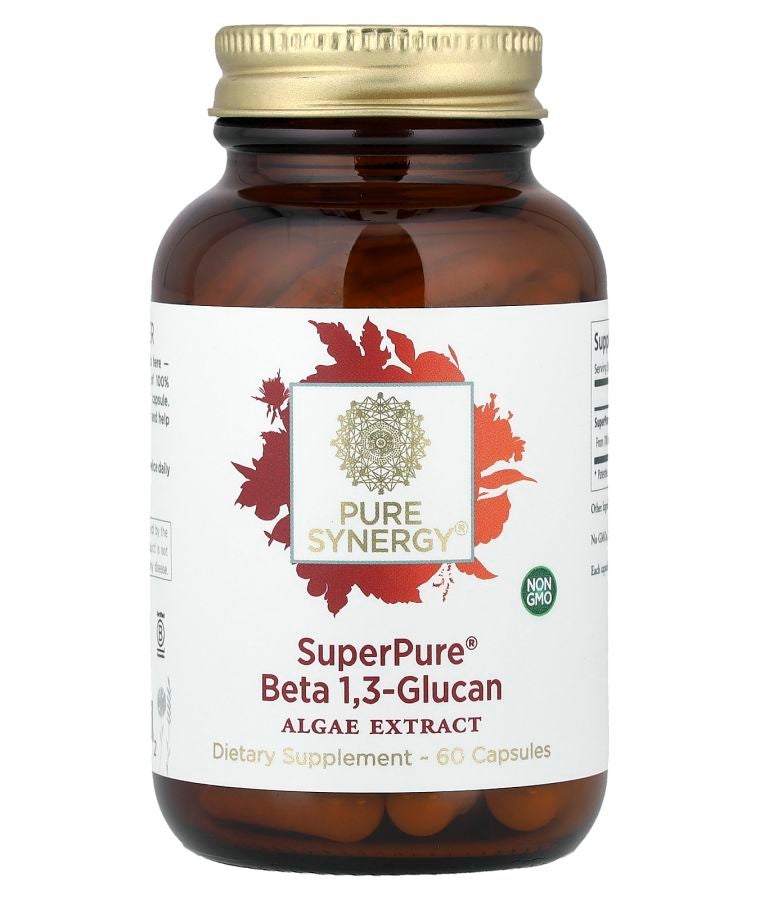 SuperPure® Beta 13 Glucan Algae Extract 60 Capsules (500 mg per Capsule)
