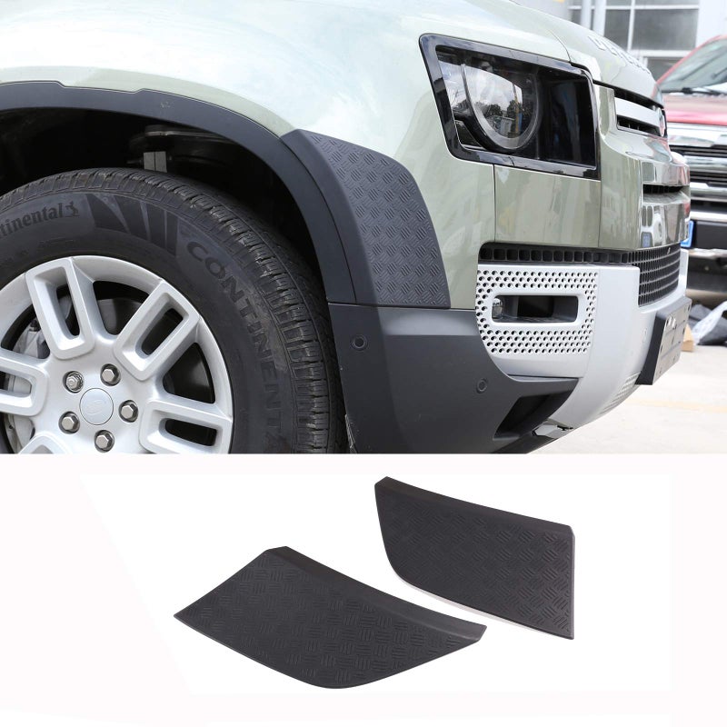 CHEYA ABS Black Body Antiscratch Protection Cover Trim Kit for Land Rover Defender 110 2020 Accessories Front bumper