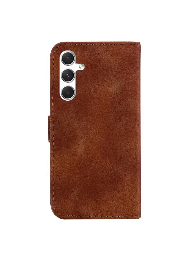 S-TOP Case For Samsung Galaxy S24+ 5G Seven-shaped Embossed Leather Phone Case - Image 3