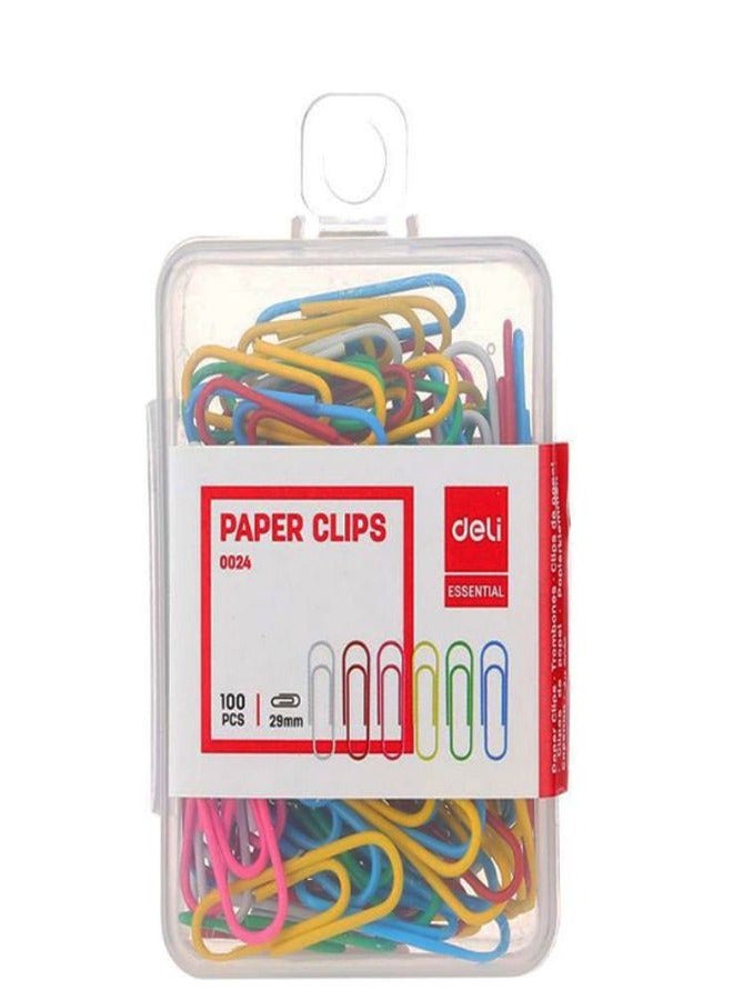 ديلي مجموعة مشابك ورق متعددة الألوان، مكونة من 100 قطعة - Image 3