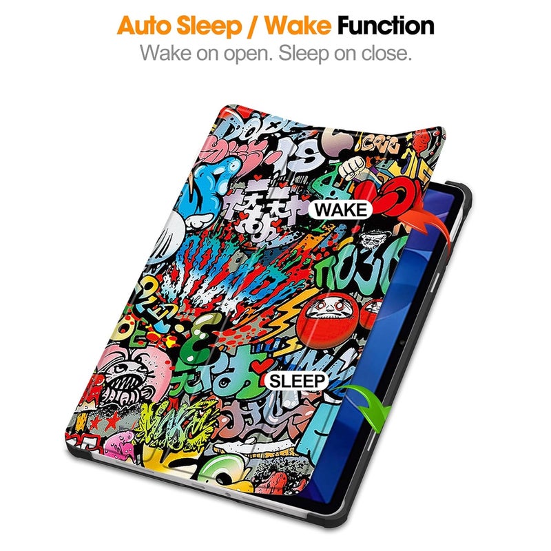 ProElite Cover for Lenovo idea Tab 11 inch 2025 case Cover, Soft Flexible Flip Case Cover for Lenovo idea Tab 11 inch 2025 with Pen Holder [Recoil Series] - Hippy - Image 2