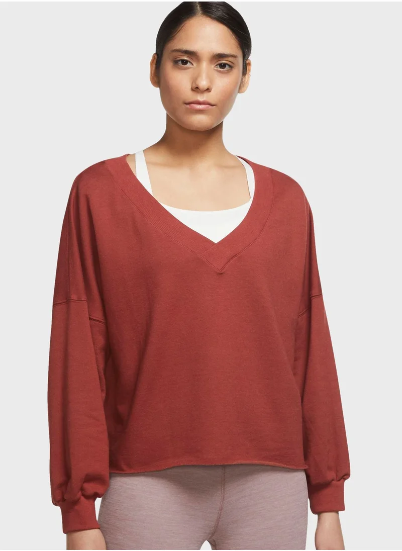Nike Luxe Off Mat Fleece Sweatshirt