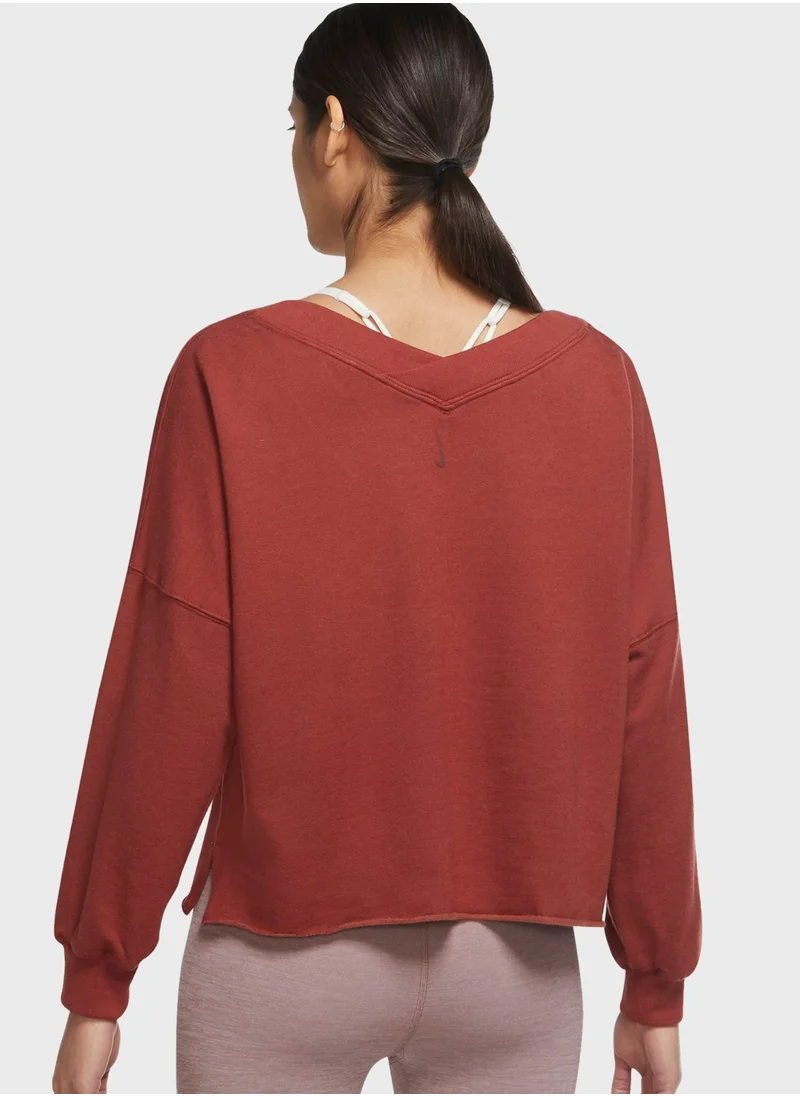 Nike Luxe Off Mat Fleece Sweatshirt