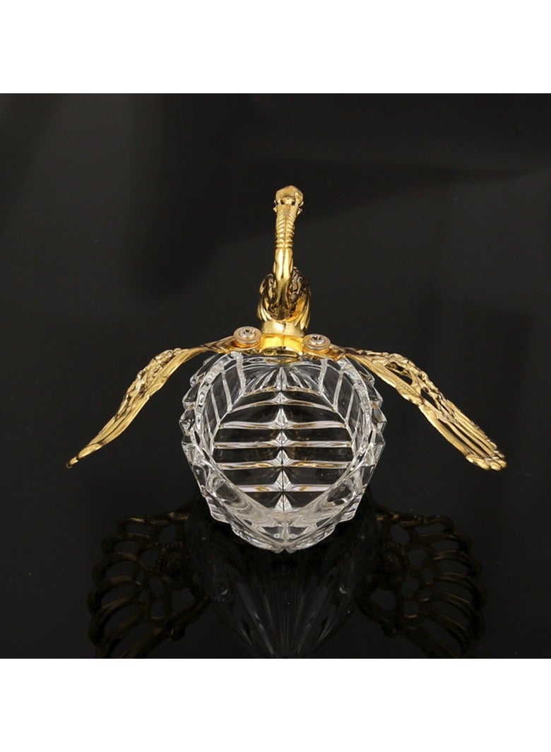 عام وعاء سكر على شكل بجعة من الكريستال، إناء توابل مطبخي فاخر، يجمع بين الوظائف العملية والزينة المصنوعة من المعدن اليدوي الراقي. - Image 3