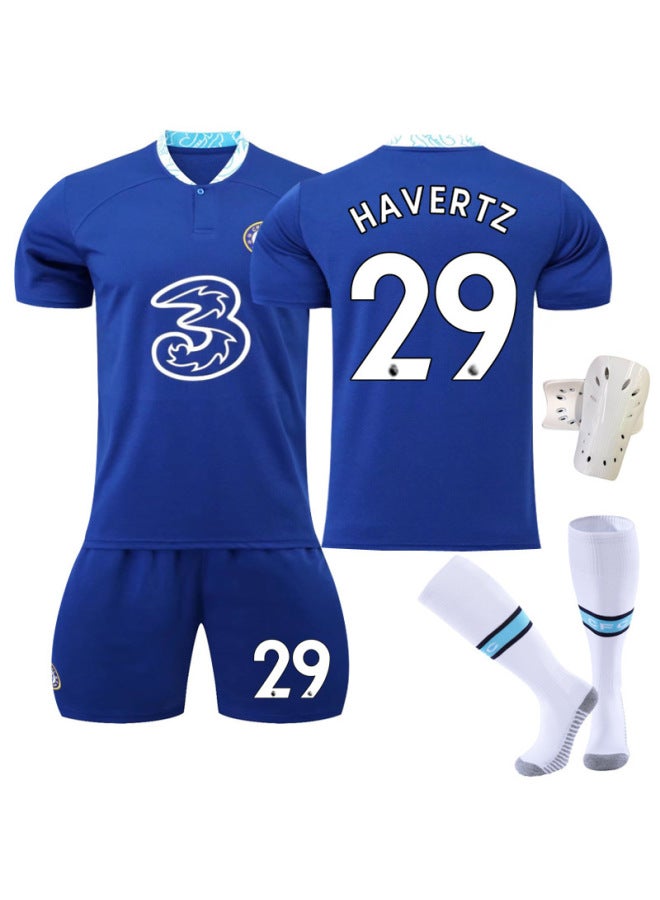 No. 29 With Socks + Protective Gear Football Jersey - Image 1