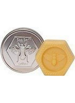 Honey House Naturals Honey House Solid Lotion Bee Bar (No Added Scent 2 Oz) New In Silver Embossed Tin Case  - Image 2