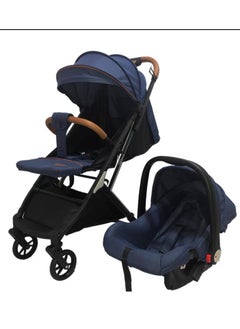 burbay Baby stroller with 2-in-1 foldable car seat  - Image 2