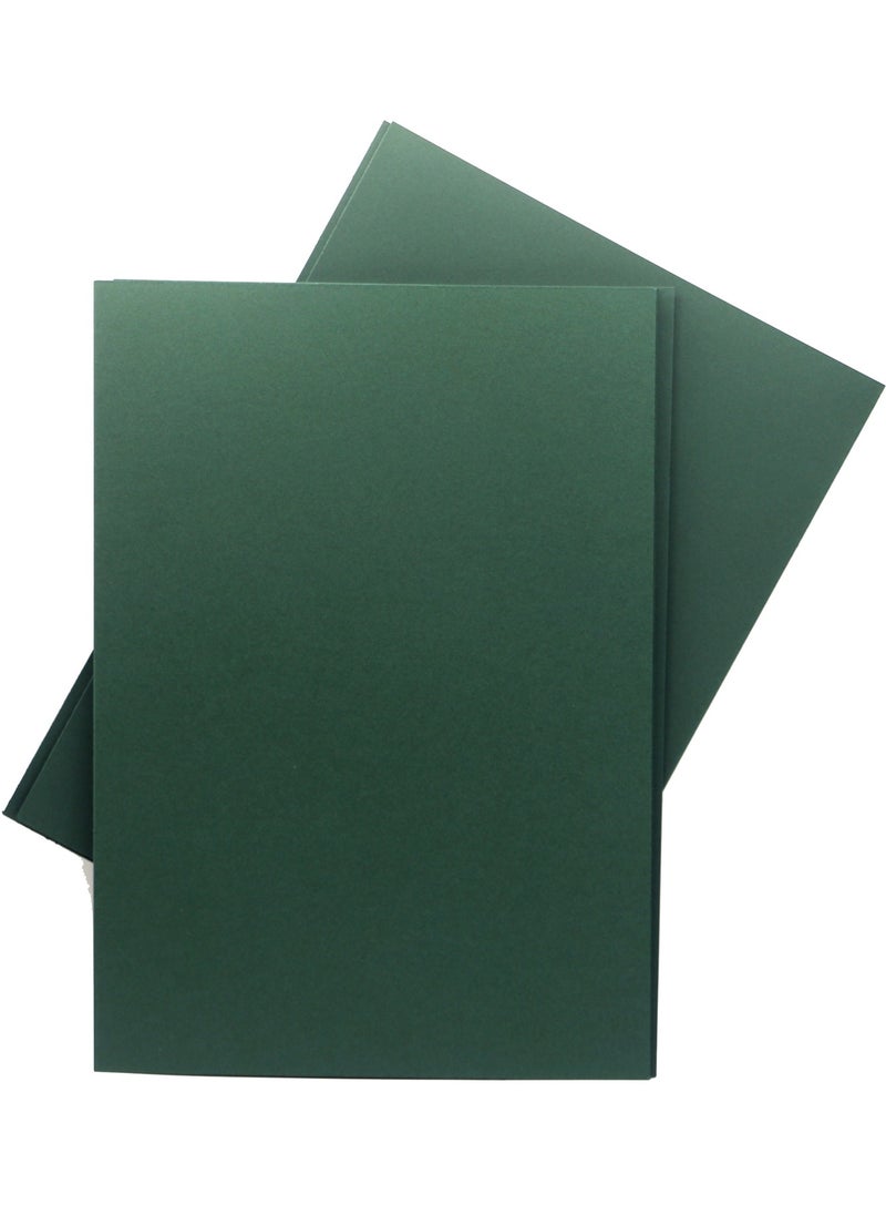firstnock - Dark Green Paper A4 Thick 270GSM Green Card Stock, Tag, Drawing, Craft Making Paper, School and office use - Image 1