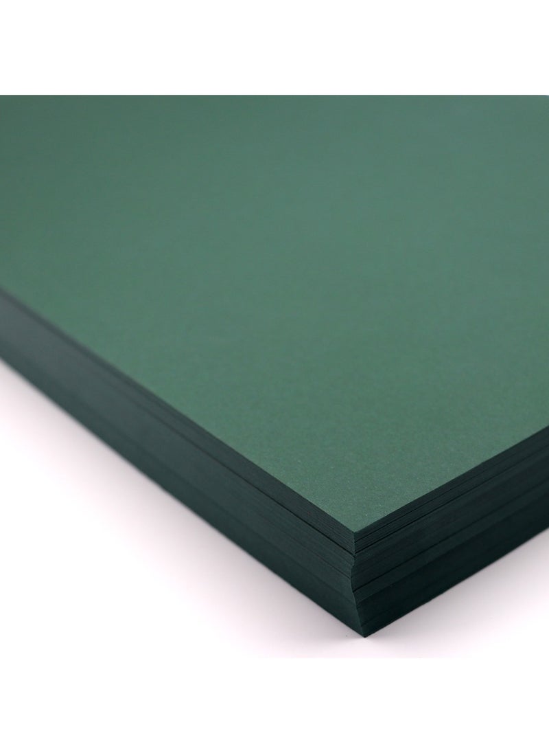 firstnock - Dark Green Paper A4 Thick 270GSM Green Card Stock, Tag, Drawing, Craft Making Paper, School and office use - Image 1