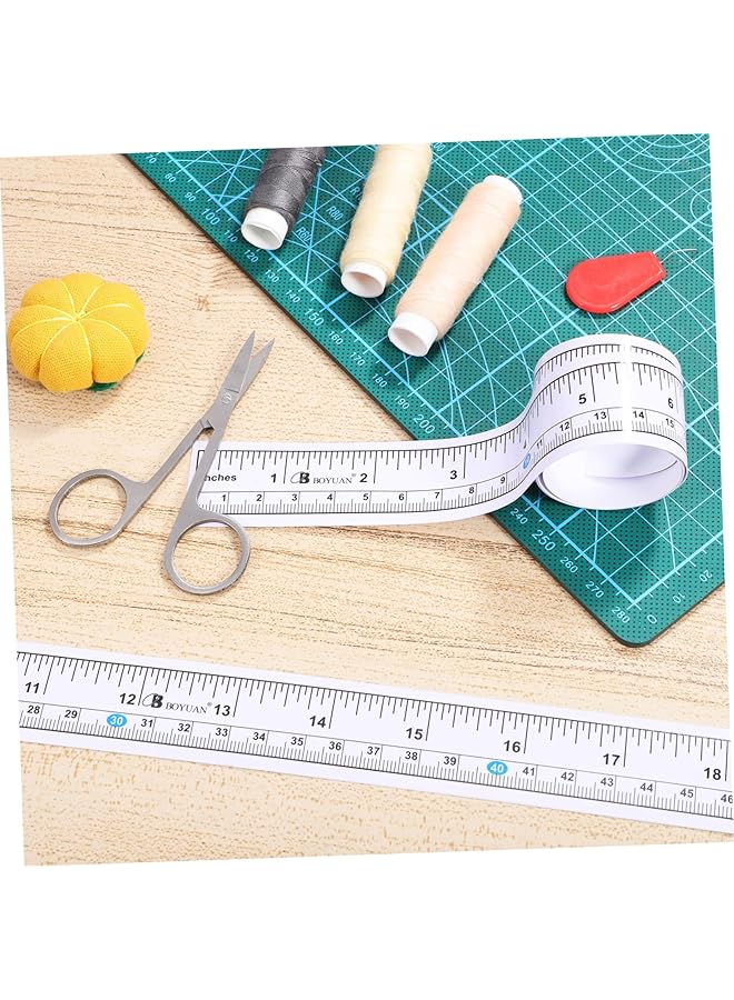 erorex Sticker Tape Measure 6 Pcs Self Adhesive Measuring Tape Workbench Ruler For Workbenches Peel And Stick Measuring Tape For Diy Projects Crafting And Woodworking Tools - Image 2