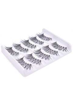 EYEMEI False Eyelashes 5 Pairs Multipack Synthetic Fiber Material 3D Lashes Natural Reusable Lashes for Professional Used for Women Girls by EYEMEI  - Image 4