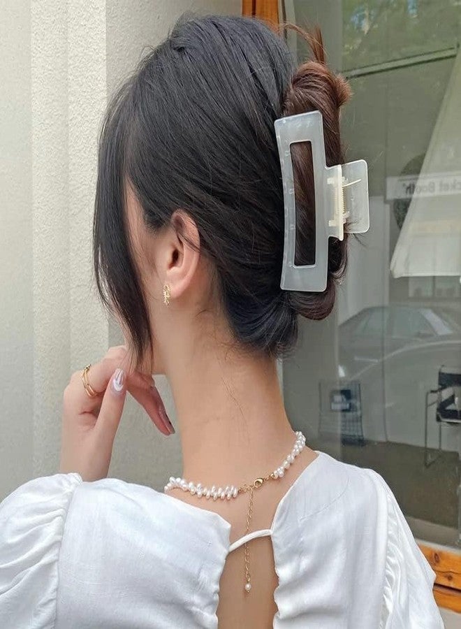 DIGALI ENTERPRISE Transparent Anti-Slip Hair Claw Clip for Women & Girls | Strong Grip Fancy Plastic Clamp | Stylish Hair Accessories for All Hair Types (Pack of 6) - Image 5