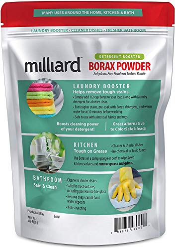 Milliard Borax Powder - Pure Multipurpose Cleaning Agent, Laundry Detergent Booster (2 lb) - Image 2