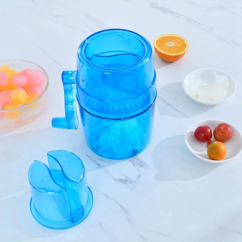 cheekyglo Shaved Ice Machine, Mini Manual Ice Crusher, Portable Ice Maker Crushed Ice for Kitchen - Image 2