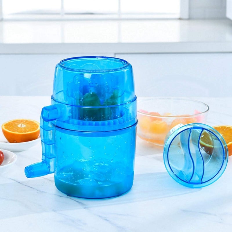 cheekyglo Shaved Ice Machine, Mini Manual Ice Crusher, Portable Ice Maker Crushed Ice for Kitchen - Image 4