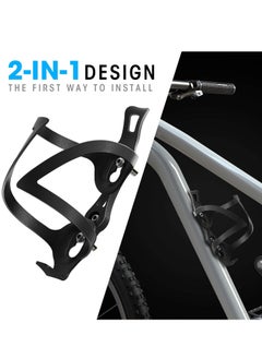 Y&D Bike Cup Holder, Bicycle 2-in-1 Bottle Bracket Aluminum Alloy Water Cage Universal Rotation Drink Holders for  - Image 3