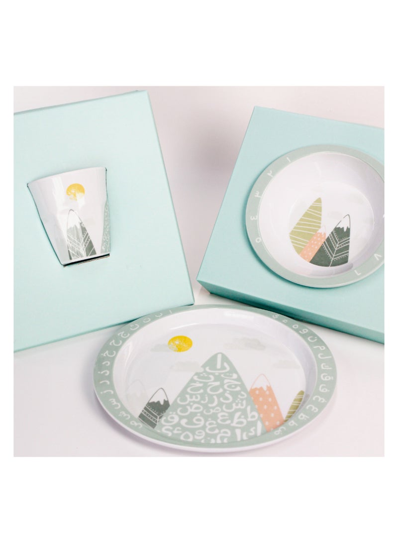 ONCE UPON A DUA Eat & Learn Dinner Set (3pc Set) - Image 4