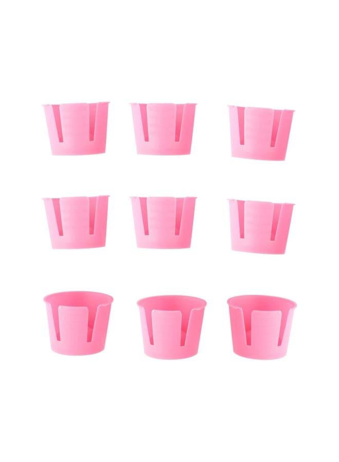 klarako 50pcs Plastic Dappen Dish Disposable Mixing Bowls Small Plaster Cup Container for Dental Nails Acrylic Tattoo Red - Image 5