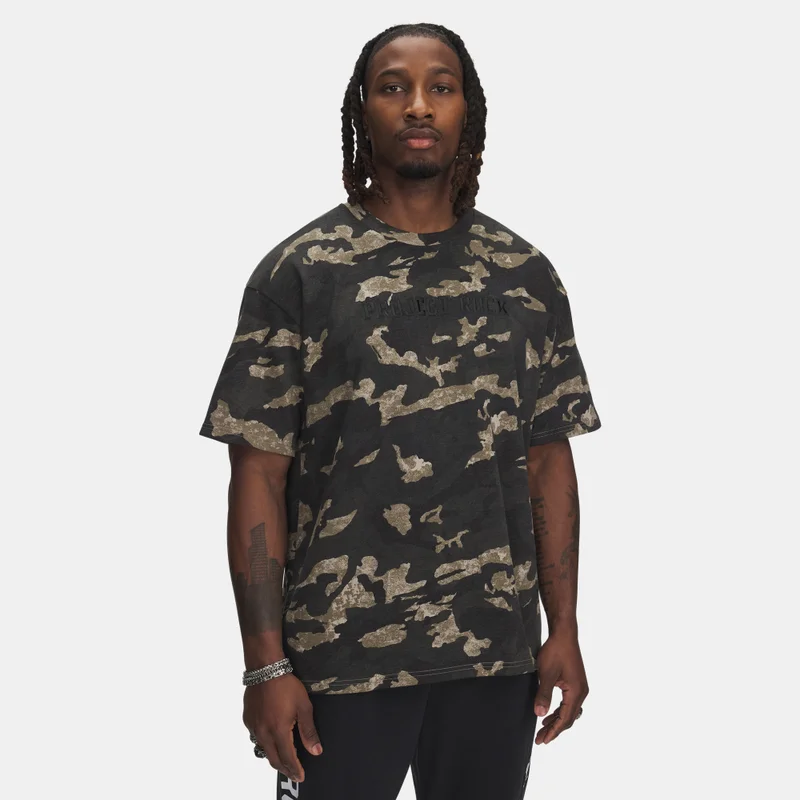 Under Armour Men's Project Rock Allover Print T-Shirt