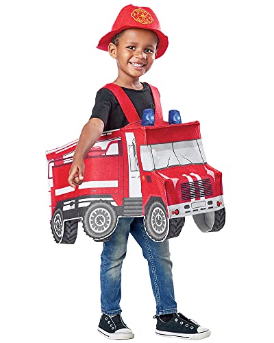 Seasons Toddler Fire Truck Costume for Child 3-5 years - Image 1
