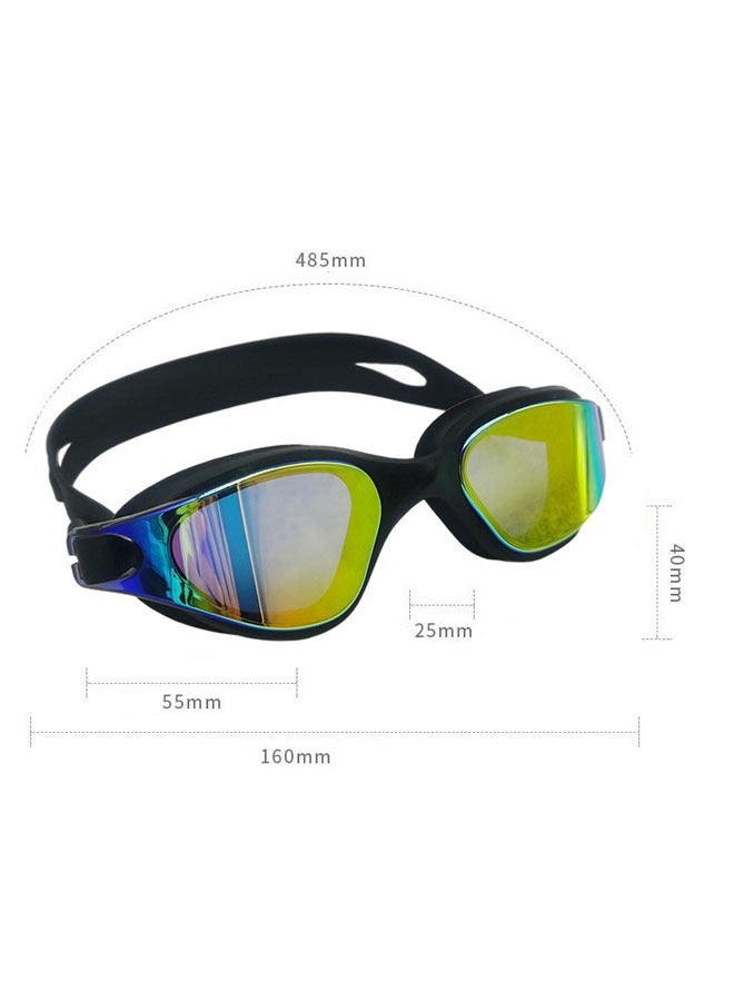 Royee HD Adult Universal Electroplating Swimming Goggles woman/man Anti-fog Goggles - Image 2