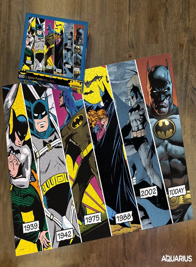 AQUARIUS DC Batman Timeline Puzzle (1000 Piece Jigsaw Puzzle) - Officially Licensed DC Comics Merchandise & Collectibles - Glare Free - Precision Fit - Virtually No Puzzle Dust - 20 x 28 Inches,65385 - Image 3