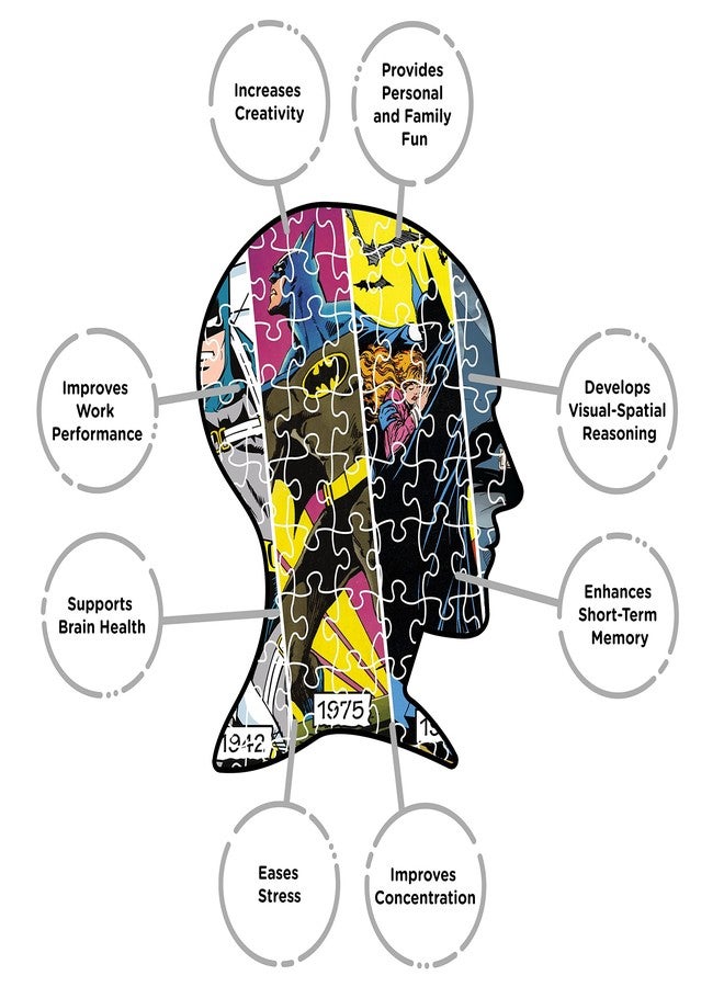 AQUARIUS DC Batman Timeline Puzzle (1000 Piece Jigsaw Puzzle) - Officially Licensed DC Comics Merchandise & Collectibles - Glare Free - Precision Fit - Virtually No Puzzle Dust - 20 x 28 Inches,65385 - Image 5