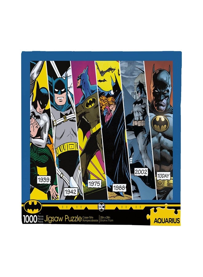 AQUARIUS DC Batman Timeline Puzzle (1000 Piece Jigsaw Puzzle) - Officially Licensed DC Comics Merchandise & Collectibles - Glare Free - Precision Fit - Virtually No Puzzle Dust - 20 x 28 Inches,65385 - Image 1