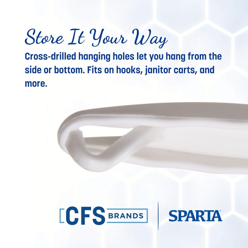 SPARTA Flo-Pac Nylon Grout Brush with Nylon Bristles for Floors, 8 Inches, White, (Pack of 24) - Image 3