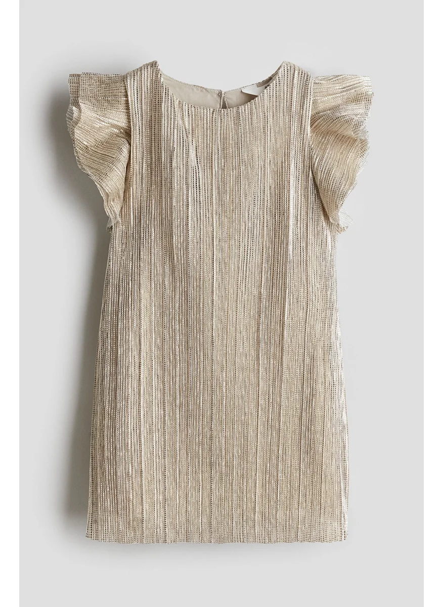 H&M Pleated A-Line Dress